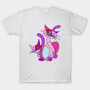 Cubistic cats 4 T-Shirt